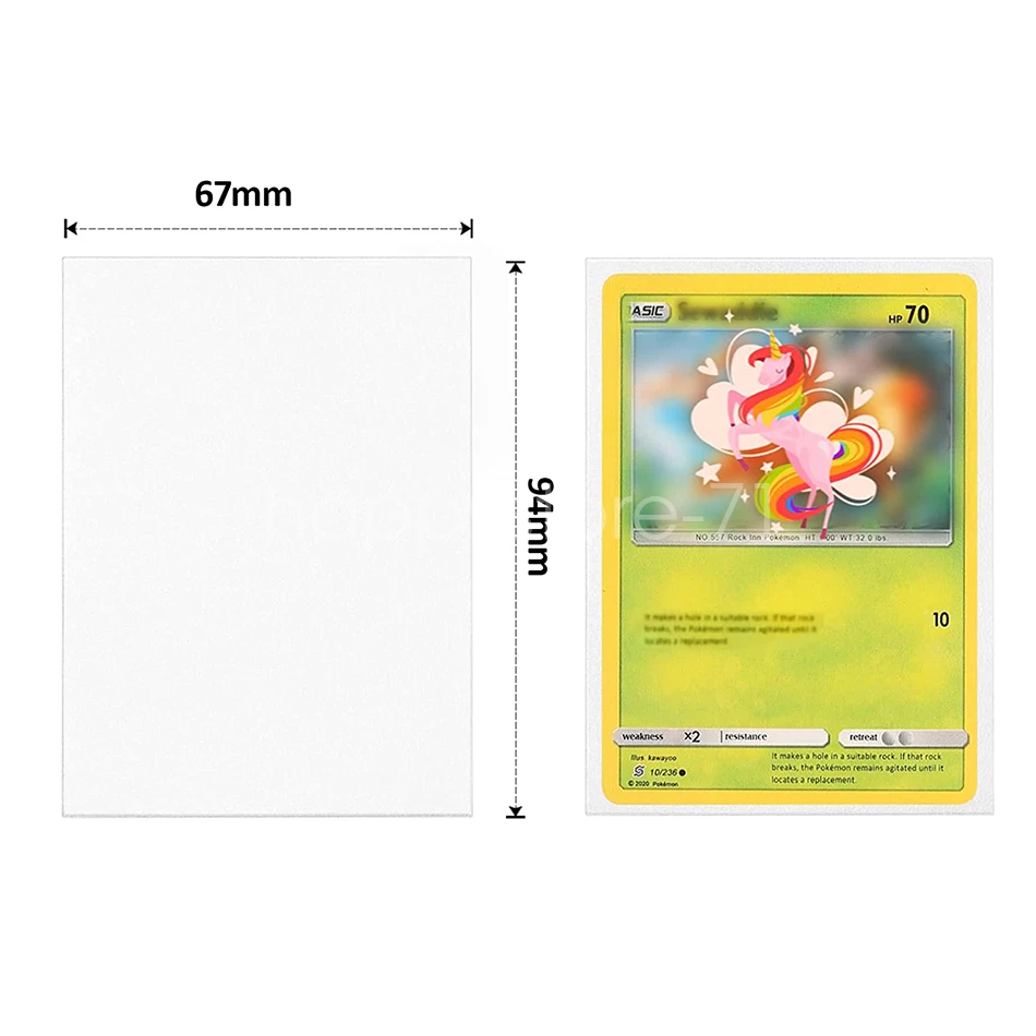 100x Toploader 35PT /1000x Penny Sleeves Top Loader Card Protector Ultra Pokemon - image 2 of 4