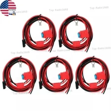 5Pcs Power Cable HKN4137 For Motorola GM XPR XTL CDM CM MaxTrac XTL2500 XTL5000