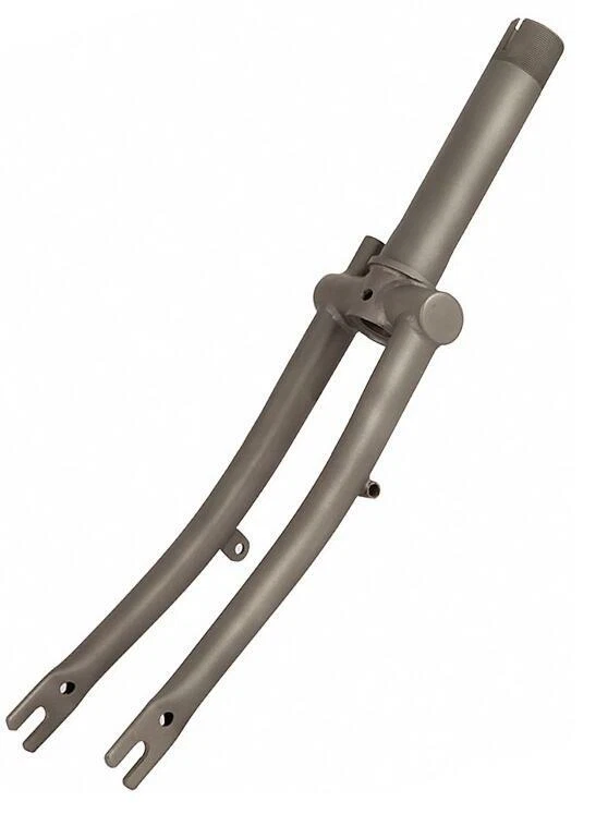Titanium Fork for Brompton bike -1&1/8"-Threaded front Fork Fit for Folding Bike - Image 2 of 4