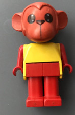 Vintage LEGO Fabuland Figur – ohne Zubehör – Sammlerstück  Mike Monkey gelb
