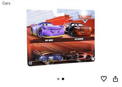 Will Rush & Tim Treadless - Sealed 2-pack - Disney Pixar Cars