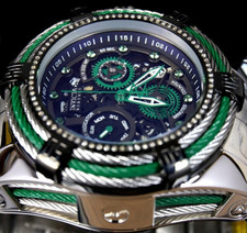 INVICTA SWISS MADE RESERVE BOLT CHRONOGRAPH .33CTW CERTIFIED WH DIAMONDS ON SALE