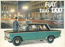Catalogue brochure prospekt Fiat 1300 Taxi 1964 IT - Italie