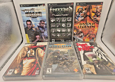 Sony PlayStation PSP 6 Empty Cases Manuals Socom missing Manual NO GAMES