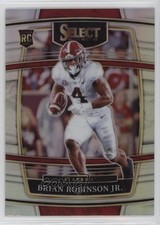 2022 Panini Select Draft Picks Concourse Silver Prizm Brian Robinson Jr #84 11dt