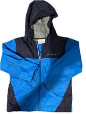 Columbia Child Glennaker Rain Jacket Youth Size Xxs 4/5 Blue Waterproof