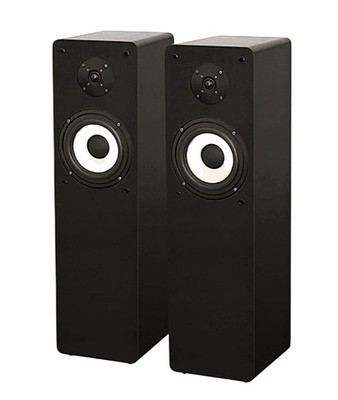 AUDIOBLOCK 2-Wege Standlautlautsprecher SL-250 , Paar Schwarz