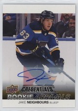2021-22 Upper Deck Credentials Rookie Arrivals Jake Neighbours #RA-22 Auto 0u2j