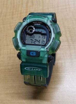 Casio G SHOCK G LIDE DW 9000 Green Skeleton Watch Timepiece