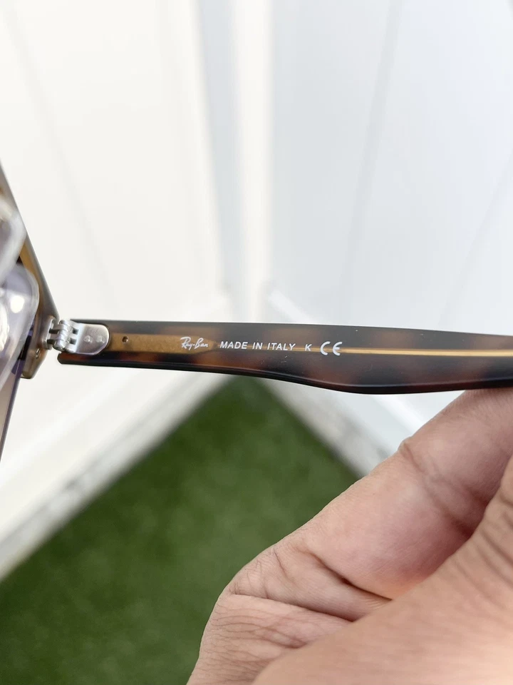 Nuevo con etiquetas Auténtico Ray Ban Grande Clubmaster RB4175 4175 Habana Marrón Talla 57/16 Foto 4 de 4