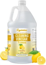 Lemon Essential Oil Cleaning Vinegar (1 Gallon) 6% Non-Toxic Distilled White, Vi
