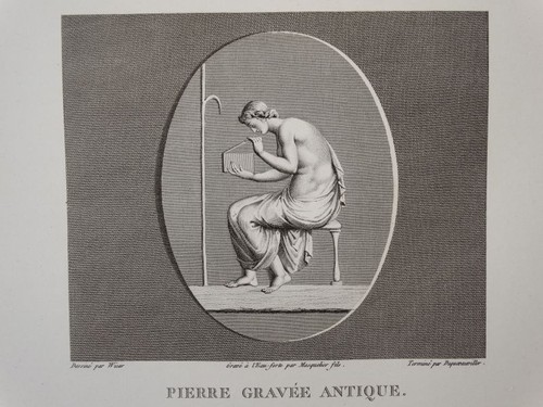 Joseph Potifar Ste Famille Effroi Pierres - 8 Kupferstiche Galérie Florence 1819 - Picture 12 of 12