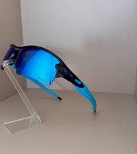 Brand new Oakley FLAK 2.0 XL sunglasses, polished black frame, sapphire PRIZM le