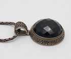 Effy BH Sterling Silver 18k Gold Black Onyx Pendant Necklace — photo 3
