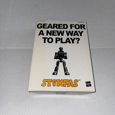 Stikfas Alpha Male Military Black Action Figure Kit 2002 Hasbro Rare NIB NEW