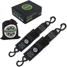 STARLEAPARTS Transom Tie Down Kits 2PK -2" x 48" Boat 2" X 48", Black