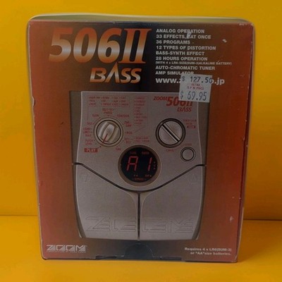 ZOOM 506II BASS | Multi-Effect Processor for Bass Guitar