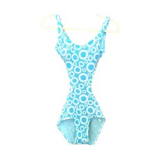 True Vintage 60s Sears Monokini One Piece Cut Out Swimsuit Bubble Print USA