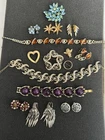 Vintage Estate Costume Jewelry Lot ! Brooches, necklaces, earrings!