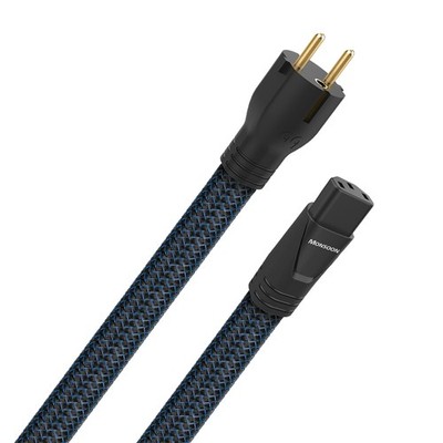 Audioquest NRG-MONSOON EU - IEC C13 1M | Schwarz | High-End C13 Netzkabel