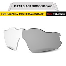Clear Photochromic Replacement Lenses for Oakley Radar EV Pitch OO9211