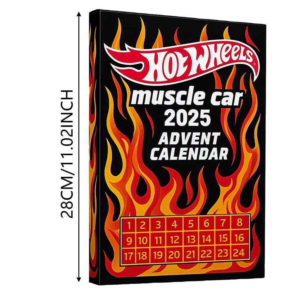 Hot Wheels Muscle Toy Car 2025 Advent Calendar 24 Days Toy Car UK EBay hot-wheels-muscle-toy-car-2025-advent-calendar-24-days-toy-car-uk-ebay