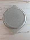 Vintage Pyrex lid from the Homestead pattern Tan Speckled 20-C24 T2