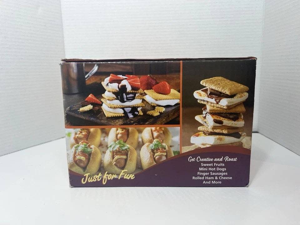 Nostalgic Brentwood Smores Maker. Original Never Used Still In Packaging. - Image 4 of 4