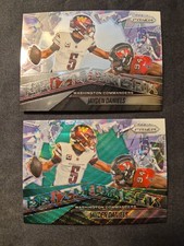 Jayden Daniels (2) [Base & Green Wave] #2 2025 Panini Prizm - Prizm Break Insert