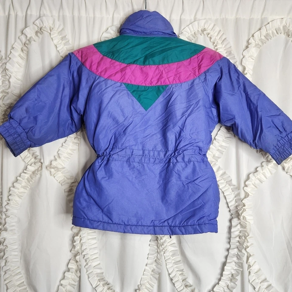 Chaqueta de invierno vintage Rugged Bear azul rosa talla 5 Foto 3 de 4