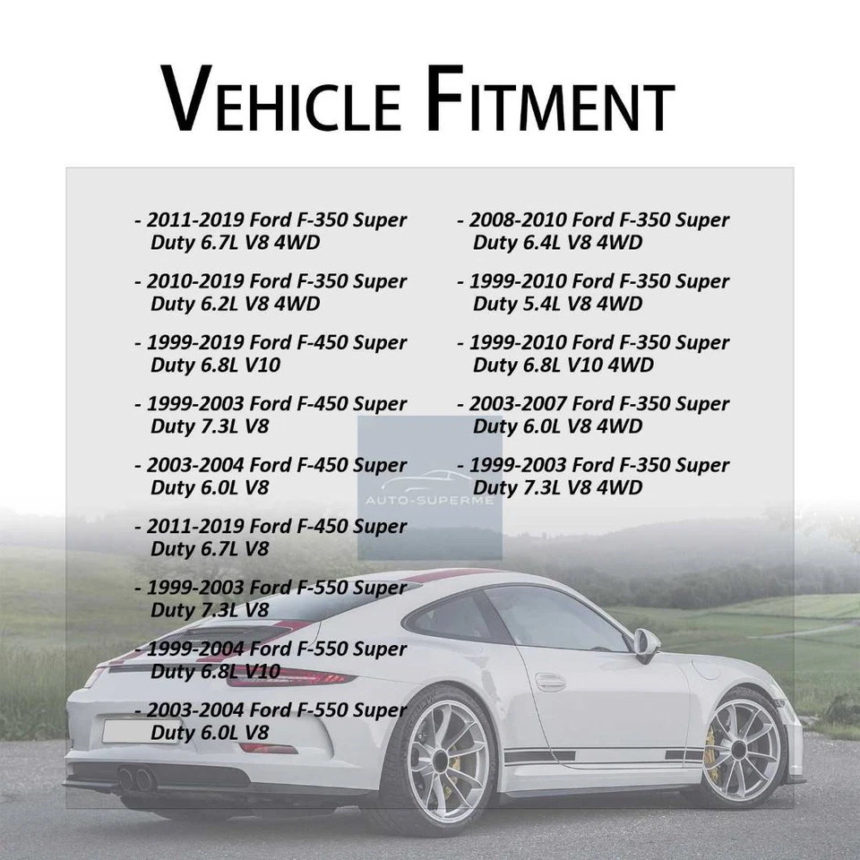 2x rótulas superiores delanteras para Ford F-550 Super Duty 6,8 L 1999-2004 Foto 2 de 4