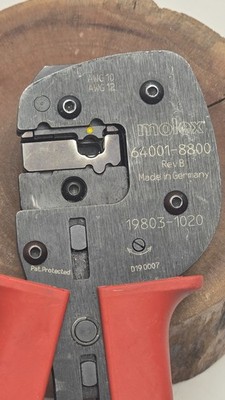 Molex 64001-8800 Ratcheting Crimper for AviKrimp Quick Disconnect Flag Terminals