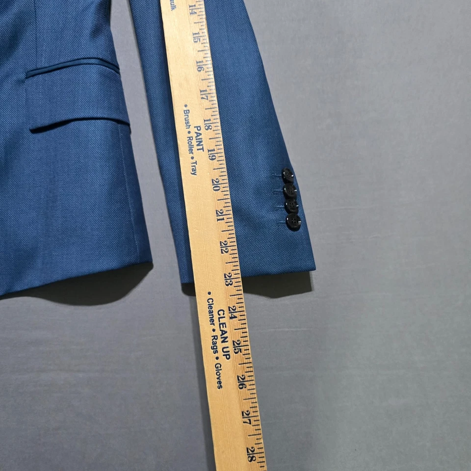 Hugo Boss 女式 Jolisana Blazer, US 2 蓝色玉梦幻运动外套 — 第 3/4 张图片