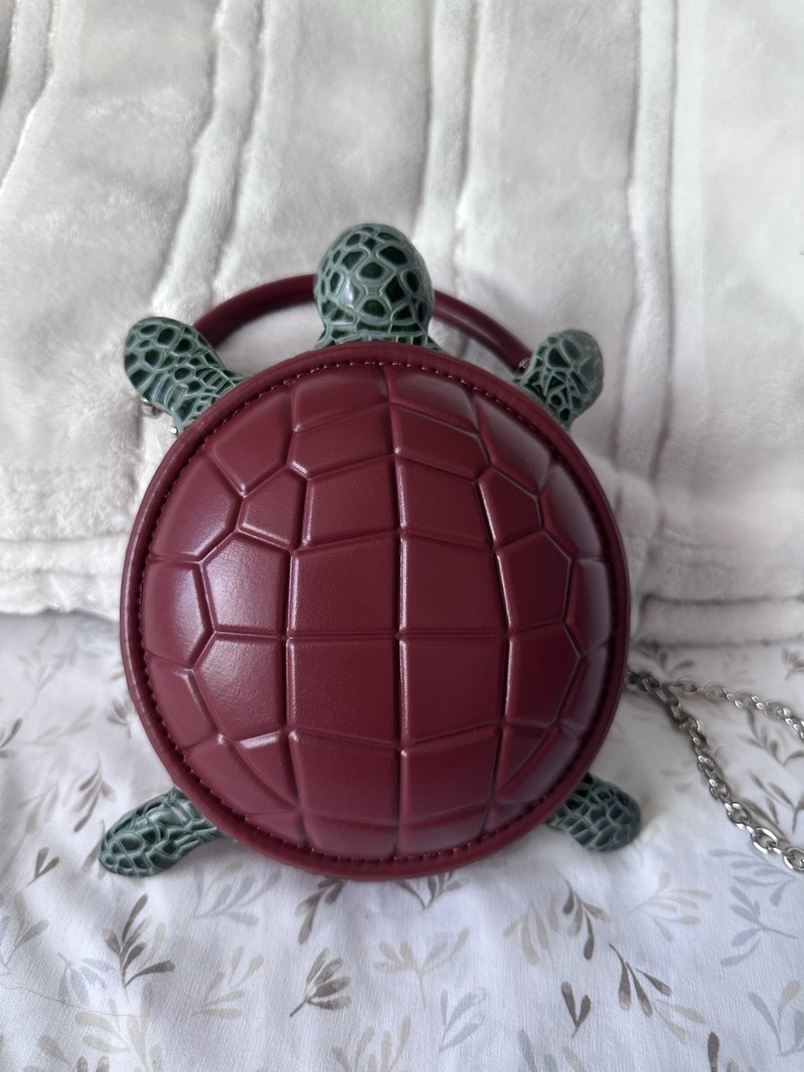 JW Pei Womens Turtle Crossbody Shoulder Bag With Silver Chain | eBay