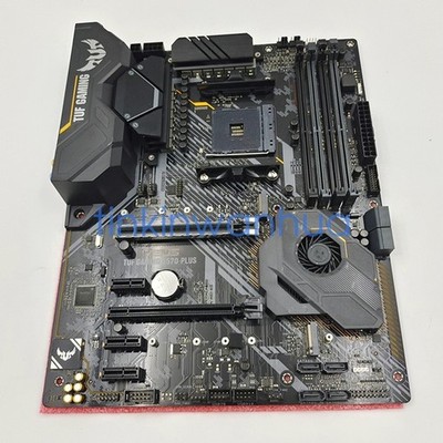 For   TUF GAMING X570-PLUS Motherboard Socket AM4 DDR4 8×SATA3 2×M.2 #xh