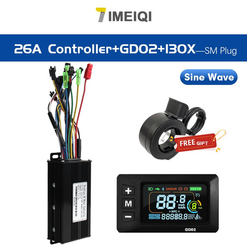 E-bike Three-Mode Sine Wave Controller 17A 26A 30A 36V/48V with LCD Display - Picture 14 of 42