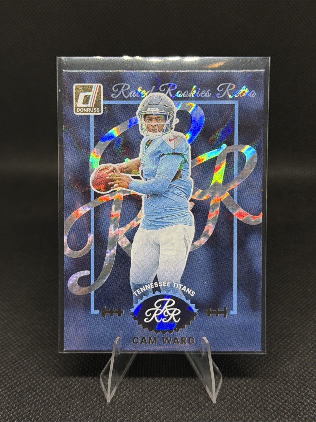 Cam Ward 2025 Panini Donruss Rated Rookies Retro #2 Titans Rookie RC