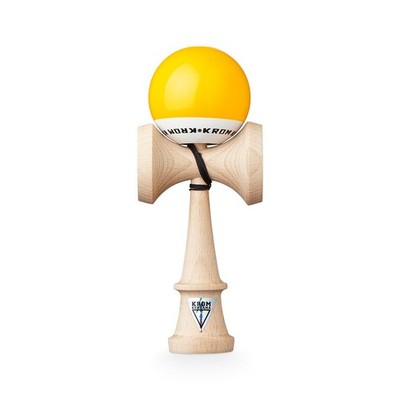 Kendama KROM POP Chrome Pop LOL Sticky Klar (Gelb)