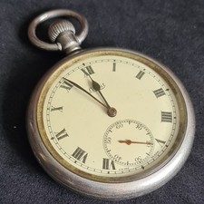 Vintage metal gents Limit Pocket Watch W/O Ref4448