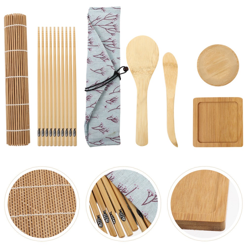 Sushi Kit Pour Chef Sushi Faisant Accessoire Sushi En Bambou Rouleau