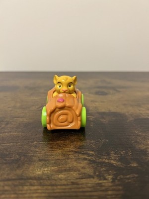 Fisher Price 2012 Little People Wheelies Disney Lion King Simba Log Car 