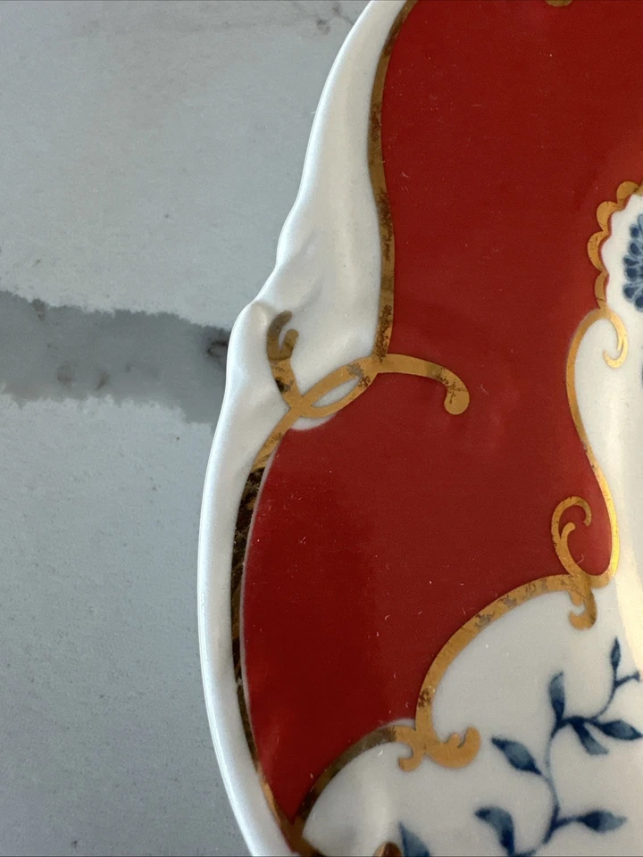 Lou Rota Nature Table Dessert Plate Scarlet Ibis Bird Anthropologie - Image 4 of 4