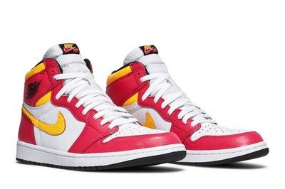 Size 7 - Jordan 1 Retro High OG Light Fusion Red 2021 for sale