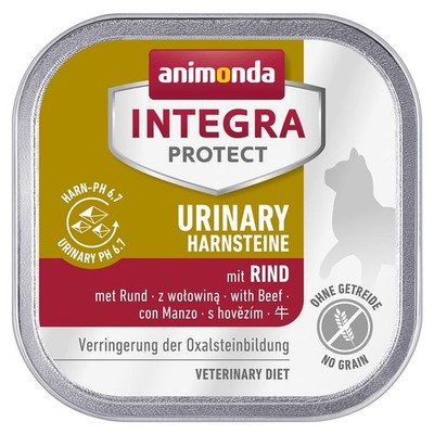 Katzenfutter nass Urinary Huhn 16x100g animonda INTEGRA PROTECT Diätfutter