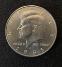 1995 D KENNEDY JFK  HALF DOLLAR  AVERAGE CIRCULATED - 1st Class Shipping