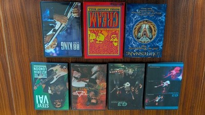 Rock Guitar Concert DVD Lot G3 Satriani Vai Cream BB King Whitesnake Live