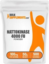 Nattokinase Powder Nutritional Supplement 1.76 Ounce Natural Wellness Support