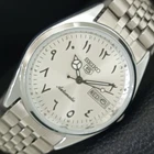 VINTAGE SEIKO 5 AUTOMATIC REFURBISHED JAPAN MENS ARABIC FIGURE WATCH a443415-1
