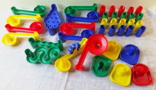 Marbleworks Vintage Discovery Toys - 38 pieces NO MARBLES