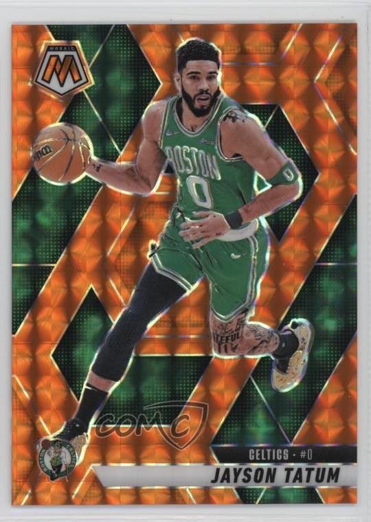 2024-25 Panini Mosaic Orange Mosaic Prizm 156/249 Jayson Tatum #188 19l7